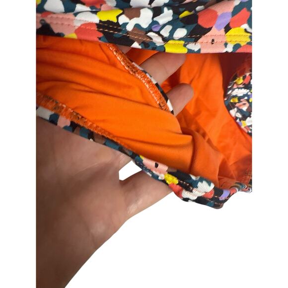 Anne Cole Twist Front Shirred Confetti Multicolor One Piece Swimsuit Plus 18W - Picture 7 of 12